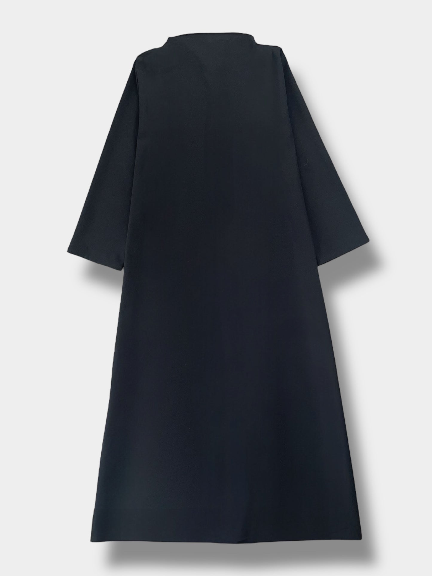 Abaya élégante à col montant